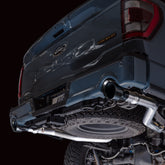 AWE 0FG Non-Resonated Catback for '21+ Ford F-150 Tremor (With Bumper Cutouts) - Diamond Black Tips - Mounted